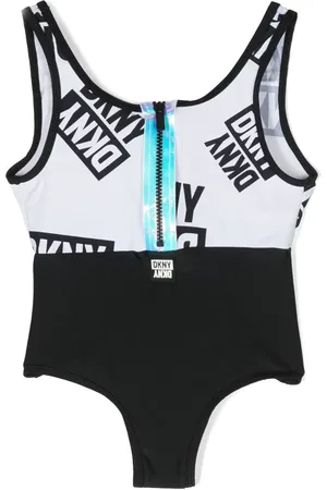DKNY Logo-print swimsuit