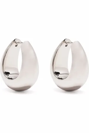 TOM WOOD Ice hoop large earrings