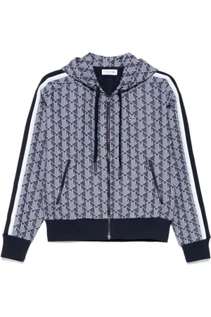 Lacoste Jacquard monogram hoodie