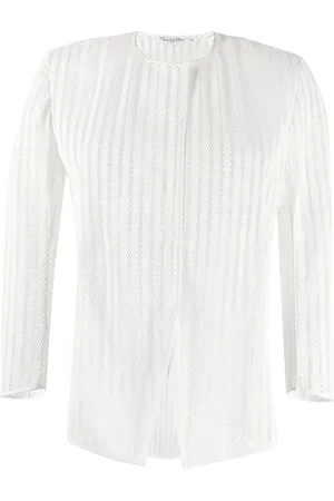 Dior 1990s cut-out sheer jacket