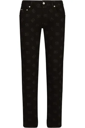 Dolce & Gabbana DG logo-print slim-fit jeans
