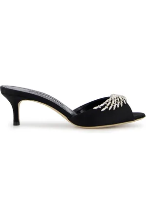 Manolo Blahnik Fabio 50mm crystal-embellished sandals