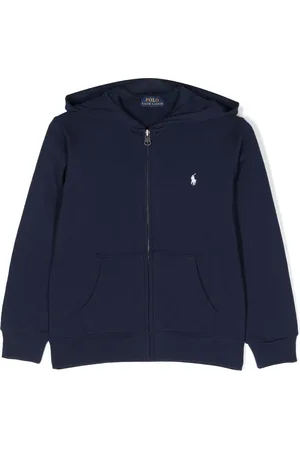 Ralph Lauren Embroidered-logo zip-up hoodie