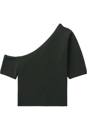 JUUN.J Ribbed-knit one-shoulder top