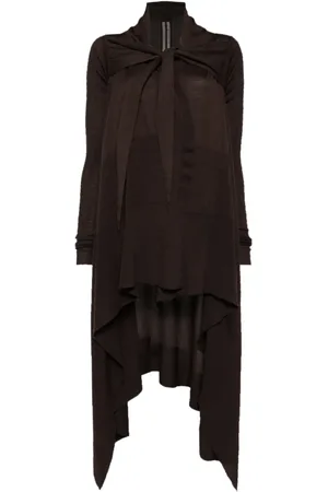 Rick Owens Tied long wrap coat