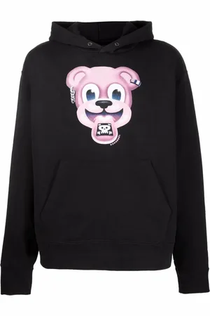 DOMREBEL Cartoon-print cotton hoodie