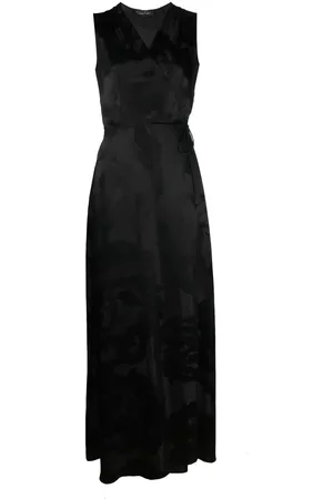 CARINE GILSON Jacquard silk negligee