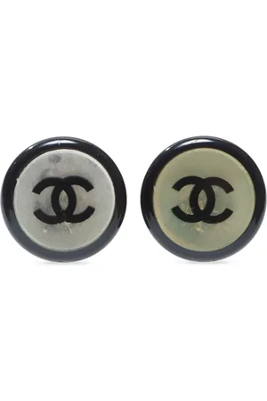 CHANEL 2001 CC clip-on earrings