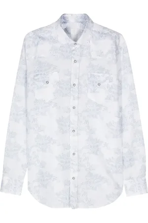 ELEVENTY Floral-print shirt