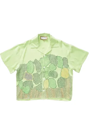 Glass Cypress Trees On silk " " shirt