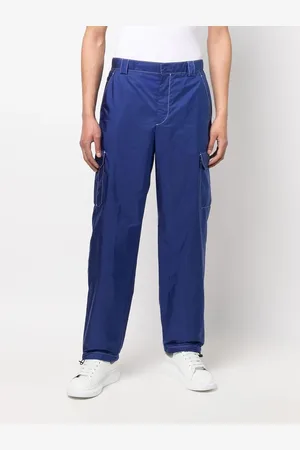 Prada Triangle plaque straight-leg trousers