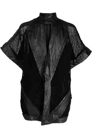 JULIUS Poly open-knit jacket