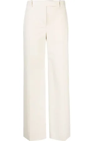 The Row Wide-leg cotton-wool trousers