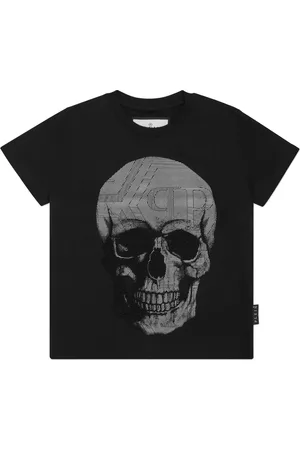 Philipp Plein Strass Skull T-Shirt
