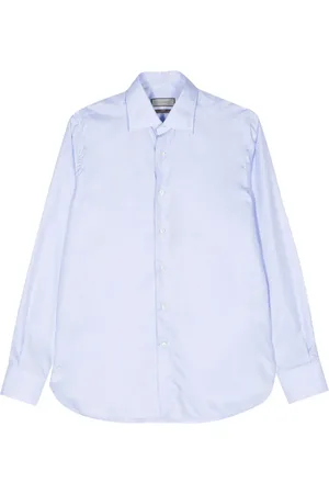 CANALI Check-pattern cotton shirt
