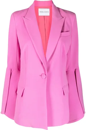 PRABAL GURUNG Slit-sleeve single-breasted blazer