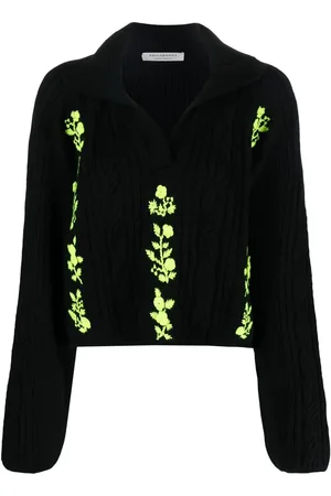 Serafini Long-sleeve cable-knit jumper