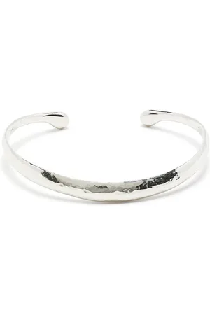 Dower and Hall Curved Nomad sterling- bangle