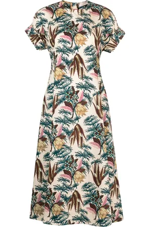 ULLA JOHNSON Devon floral-pattern dress