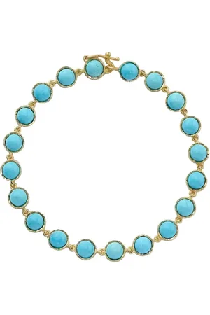 Irene Neuwirth 18kt yellow Kingman turquoise bracelet