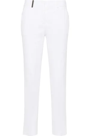 PESERICO SIGN Tapered tailored trousers