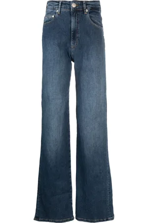 Chiara Ferragni Star-embroidered straight-leg jeans