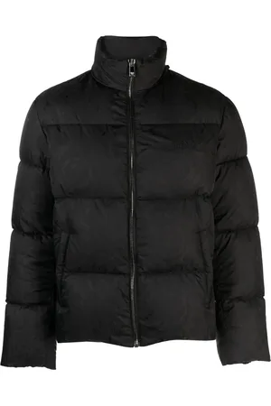 VERSACE Barocco Silhouette puffer jacket