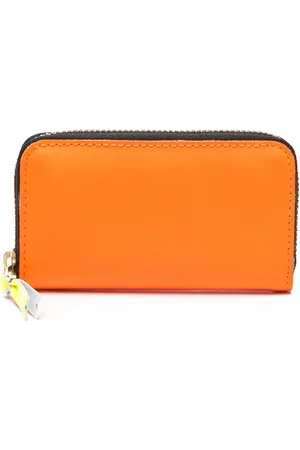 Comme des Garçons Super Fluo leather wallet