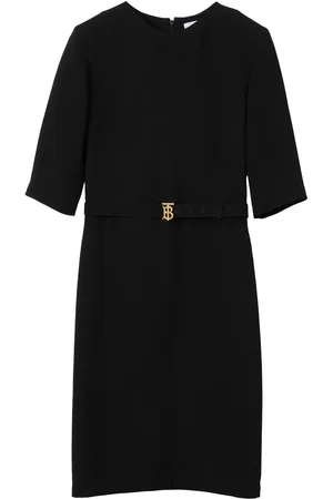Burberry Monogram-belt midi dress