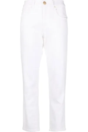 LORENA ANTONIAZZI Tapered stretch-cotton trousers