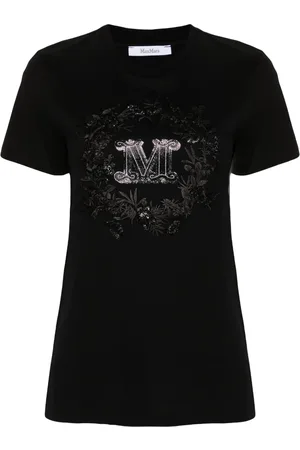 Max Mara M Monogram-embellished T-shirt