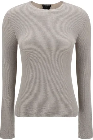 Giorgio Armani Ribbed long-sleeve sweater