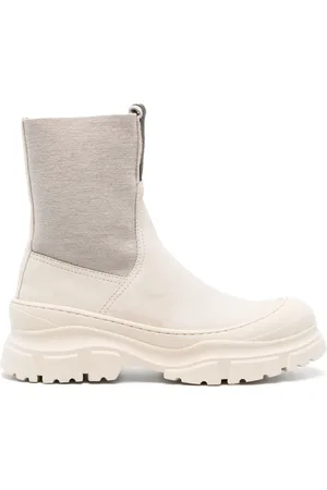 Brunello Cucinelli Monili-bead panelled ankle boots