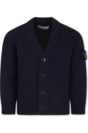Stone Island Compass-badge V-neck cardigan