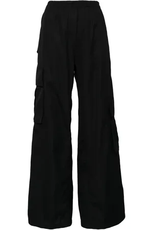Nº21 High-waisted cotton cargo trousers