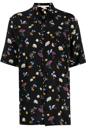 Stella McCartney Floral-print silk shirt