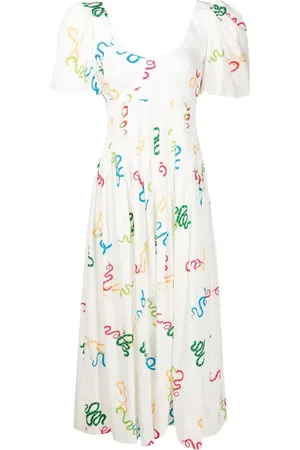 Isolda Gilda motif-print dress