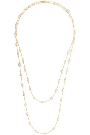 Marco Bicego 18kt yellow Siviglia diamond necklace