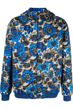 Moschino Floral-print hooded jacket
