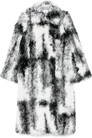 Ganni Faux-fur coat