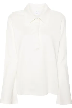 Courrèges Piqué cotton polo shirt