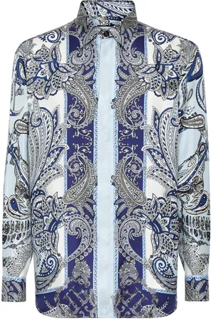 Philipp Plein Paisley-print silk shirt