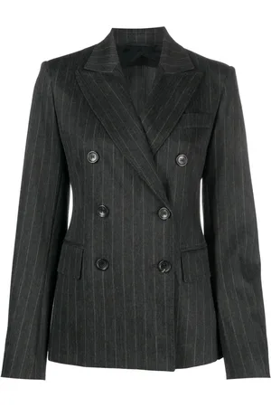 Max Mara Pinstriped double-breasted blazer