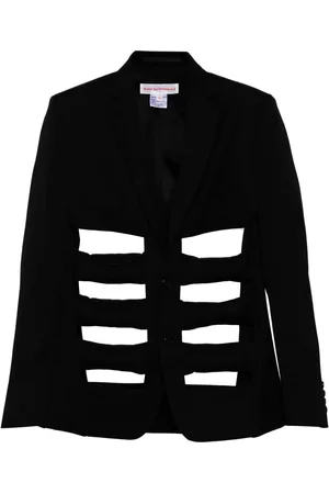 WALTER VAN BEIRENDONCK Cut-out wool blazer
