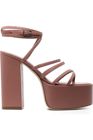 PARIS TEXAS Evita leather platform sandals