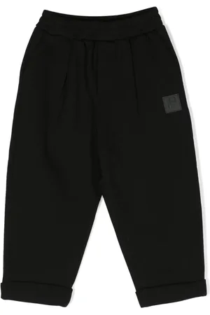 Balmain Logo-patch elasticated trousers