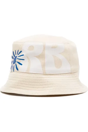 Ruslan Baginskiy Logo-print cotton bucket hat