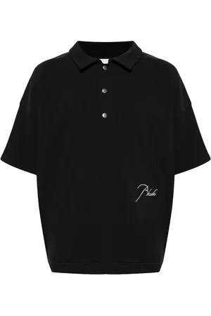 Rhude Logo-embroidered polo shirt