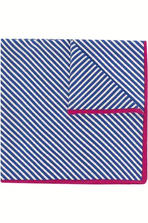 Saint Laurent 1990s striped silk scarf