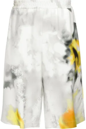 Alexander McQueen Obscured Flower shorts